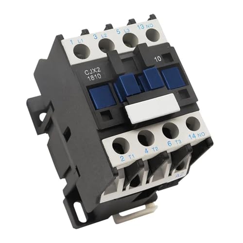 Contacteur CJX2-1810 AC 380V triphasé 18A pour rail DIN de moteur électrique