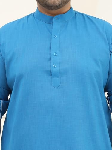 Image of SOJANYA Plus(Since 1958), Men's Cotton Short Kurta