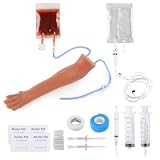 Canine IV Blood Draw & Catheterization & Dog Bandaging Leg, IV Fluid Venipuncture Injection Kit Intravenous Training Set, Veterinary Dog IV Practice Kit for Students, Veterinarians, and Training