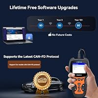 ICARZONE MA200 V6 OBD2 Scanner für Alle Fahrzeugsysteme, Professioneller Fehlercodes-Leser für die meisten Automodelle – Ansicht 2