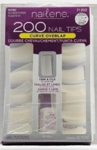 Nailene unghie finte punte 200 curve Overlap 71292...