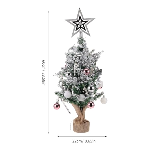 Árbol de Navidad de mesa pequeño para decorar pisos pequeños sin ocupar espacio 3