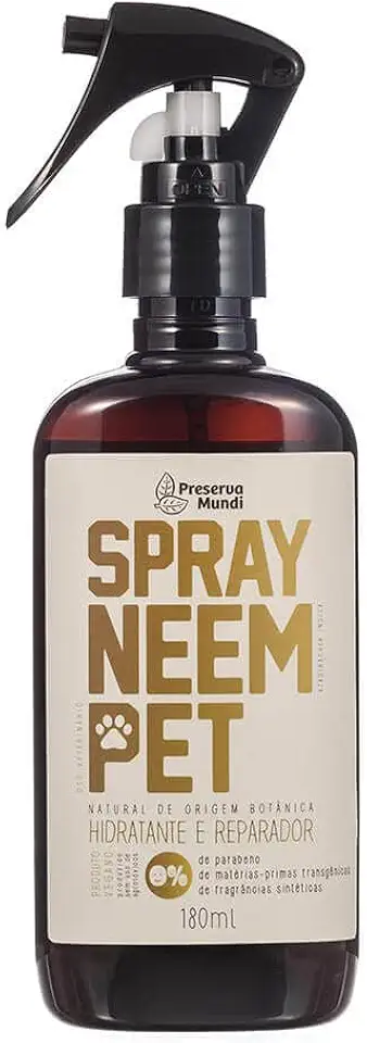 Preserva Mundi Spray Neem Pet 180 ml - Spray para Animais