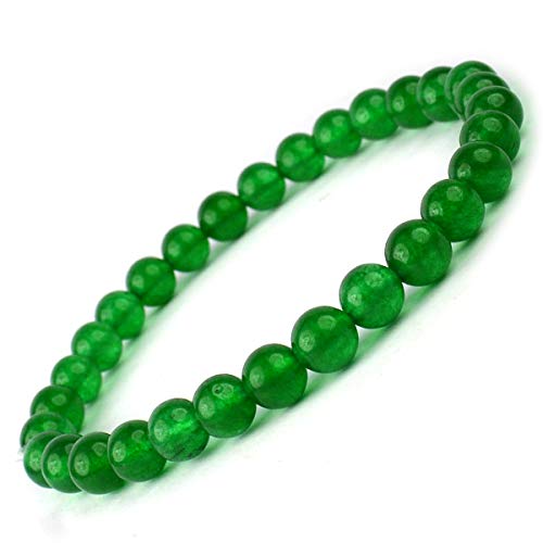Image of Reiki Crystal Products Natural Crystal Stone Bracelet 6 mm Round Beads for Men & Women | Gemstone Jewellery Bracelet | Reiki Charged | Multiple Stone Variants Available