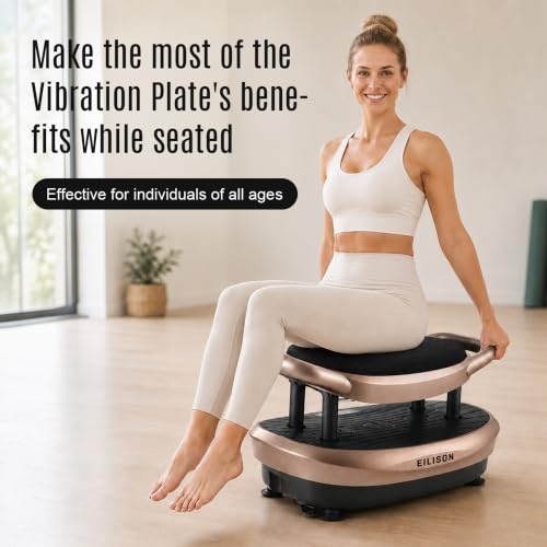 EILISON FITABS 3D Vibration Plate Exercise Machine with Seat & Loop Band by EILISON - Used condition - Image 2