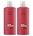 Produktbild 2er Color Brilliance Shampoo Invigo Wella Professionals für kräftiges Haar 500 ml