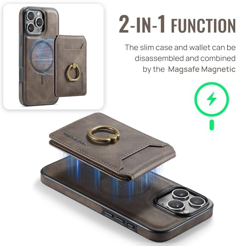 Étui iPhone 17 Air café antichoc compatible charge induction