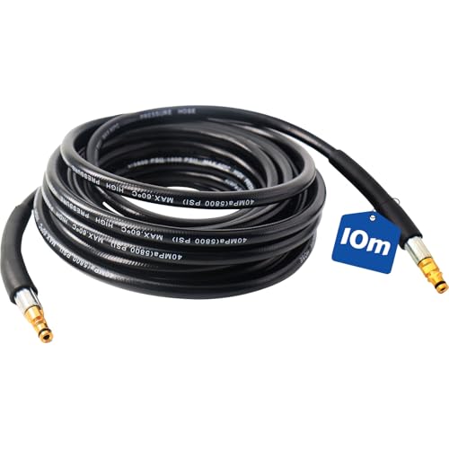 10m High Pressure Washer Replacement Hose for Kärcher K Series K2 K3 K4 K5 K6 K7 Click Plug Quick Connector
