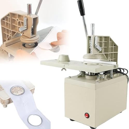 SDdPulse Professional Curtain Punch Machine, Electric Hole Punch Machine Workshop Cutting, Punching Tool Equipment with Hole Knife Dies 48mm & 53mm Curtains, Blinds