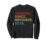 Photo Gallery awesome since november 1976 vintage birth of birthday idea felpa Photo Gallery awesome since november 1976 vintage birth of birthday idea felpa