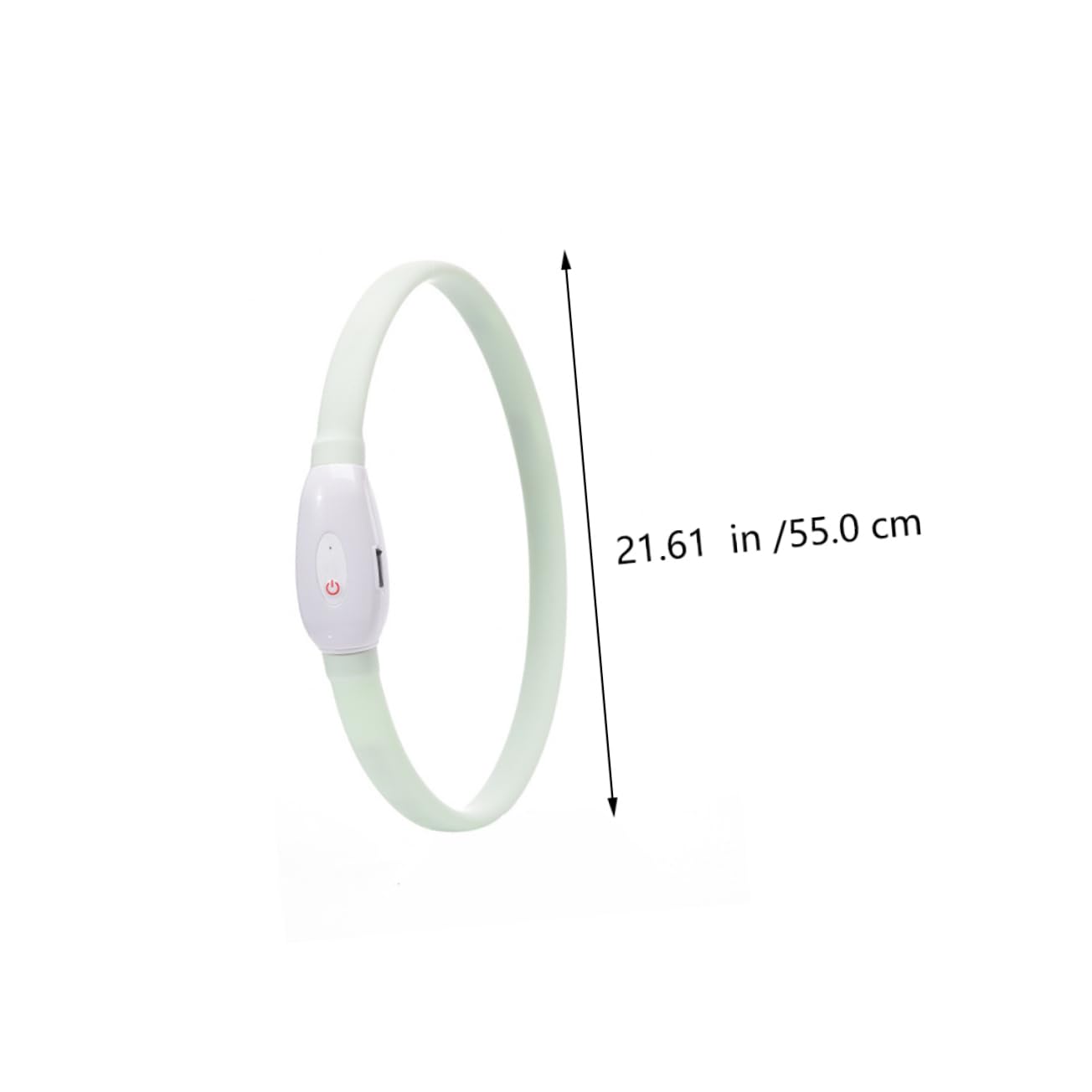 Housoutil 3juegos Collar Led para Perros USB Recargable Luminiscente para Caminatas Nocturnas