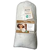 Herlag Füllwatte 1.000 g, Kissenfüllung, Waschbar bis 60 °C, Bastelwatte...