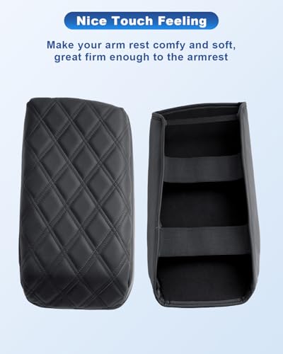 Image of CDEFG for 2025 2026 Equinox Center Console Cover for 2025 2026 Chevrolet Equinox Accessories Armrest Cover 2025 Equinox Middle Console Pad 2026 Equinox 2025 Arm Rest Cushion