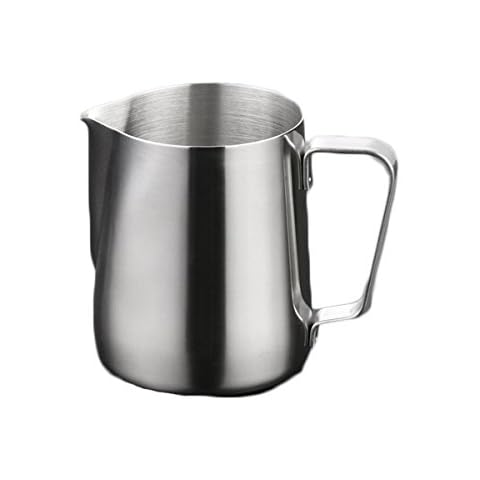 Milk Jug Stainless Steel Coffee Latte Milk Frothing Pitcher Large Size - 1.5L Milk Foaming Jug Cover