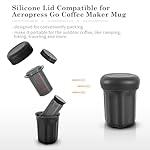 CAFEMASY Silicone Cover Lid Travel Cap Pack Compatible with Aeropress Go Espresso Coffee Maker Replacement Parts Coffee Accessories Tools - Image 3