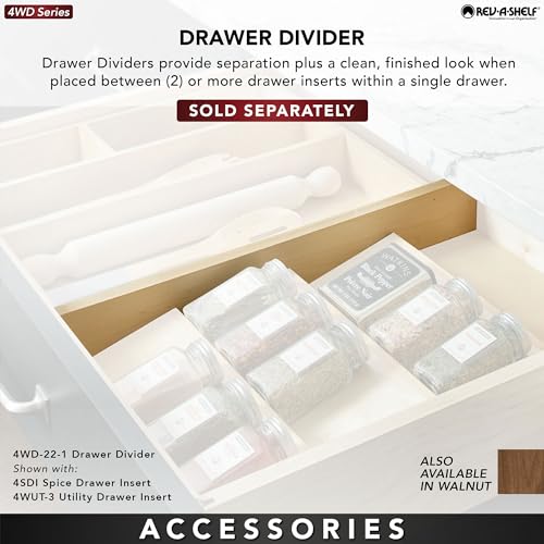 Image of Rev-A-Shelf Dual Row Trim-to-Fit Knife Block Drawer Organizer, 55 Slot