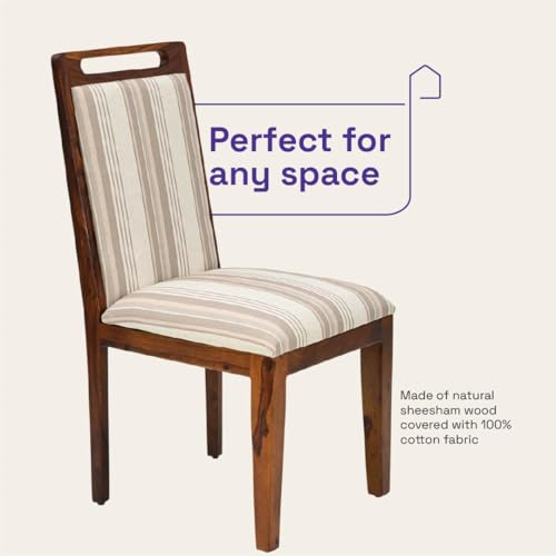 Image of Wakefit Lunith Sheesham Chair Set of 2