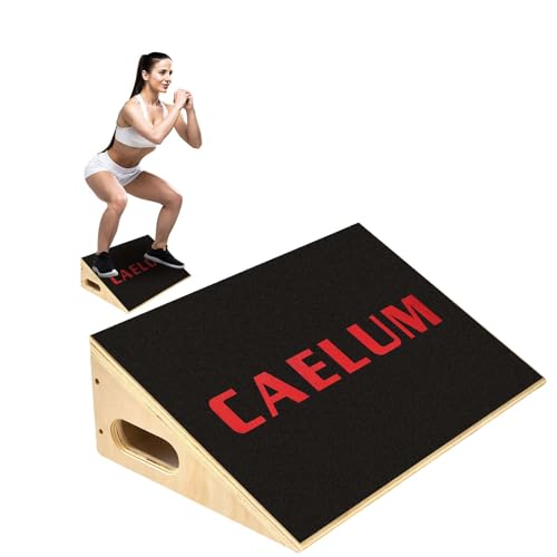 CAELUM Slant Board for Squats, Training Incline Wedge for Calf Stretching by CAELUM - Used condition - US$45.59