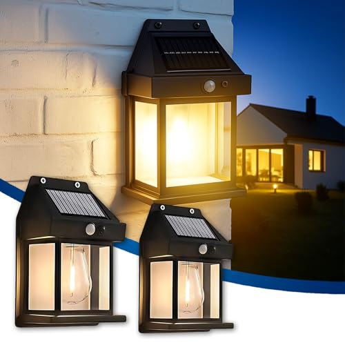 Btag Sun-Powered Wall Light Outdoor with Motion Sensor – Waterproof Exterior LED Sconce Lamp, Auto Charging Security Light for Porch, Patio, Garden, Pathway & Yard Lighting. PO2 (SL002_Warm Yellow) Btag Sun-Powered Wall Light Outdoor with Motion Sensor – Waterproof Exterior LED Sconce Lamp, Auto Charging Security Light for Porch, Patio, Garden, Pathway & Yard Lighting. PO2 (SL002_Warm Yellow)