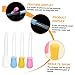 Gatuida Silicone Liquid Droppers Set 20pcs 5ml Pipette Metered for Children Medicine Random Color