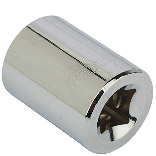 Image of STANLEY 1-88-794 Chrome Vanadium Steel 12 Point Standard Socket 1 /2 inch 22 mm Silver