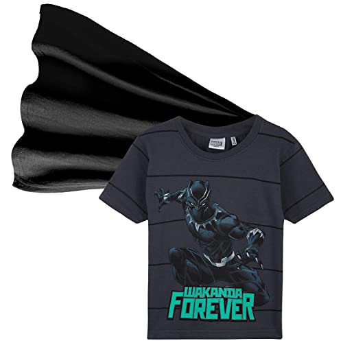 Marvel Camiseta Niño, Ropa Niño 100% Algodon, Camisetas Niño con Capa de Superheroes,...