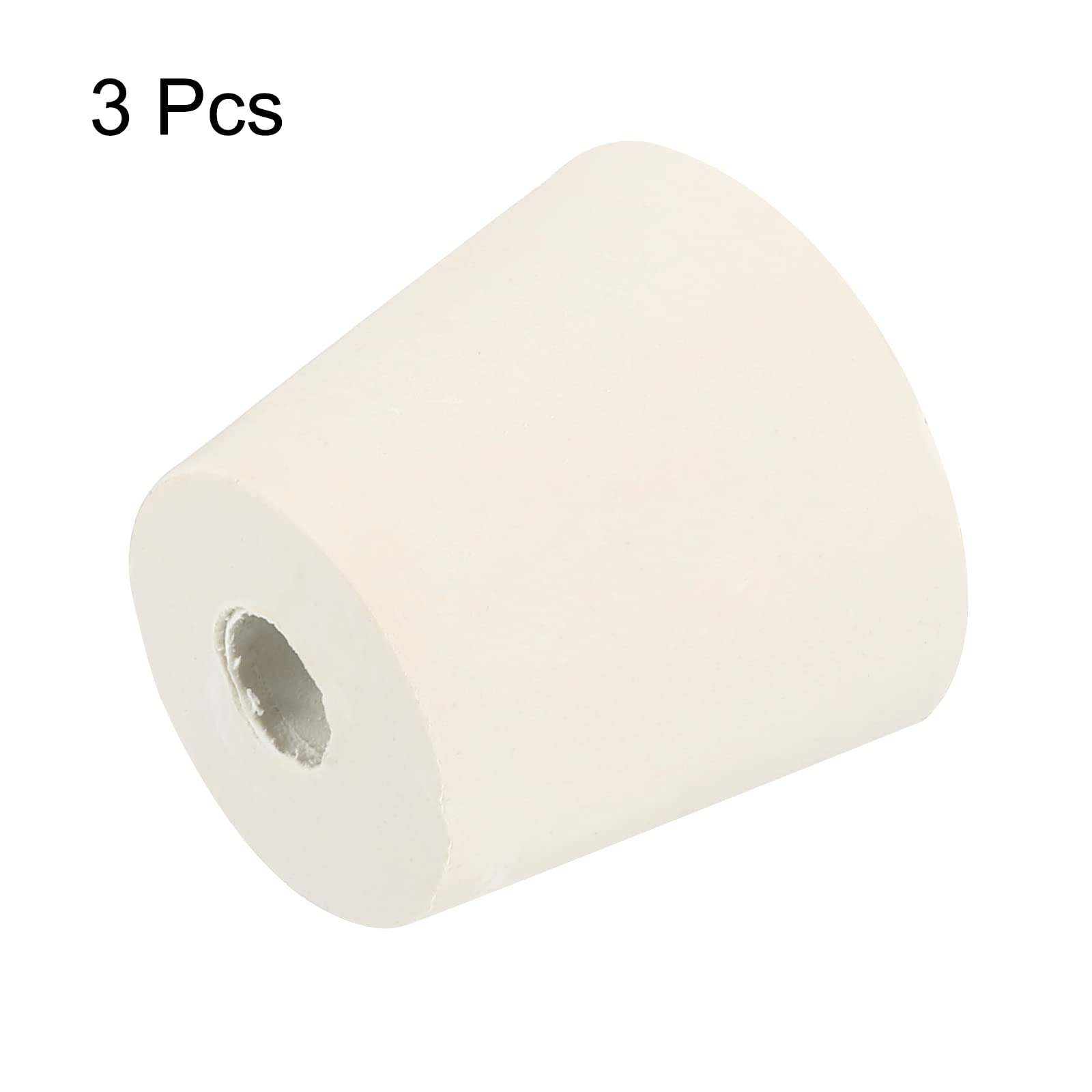 Unique Bargains Tapered Shaped Solid Rubber Stopper For Lab Tube Stopper 0.31" X 0.51" X 0.71 - View #7