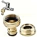 Brass Faucet Tap Connector Mixer Hose Adaptor Quick Connecter 1/2 3/4 Copper Coupling Adapter Garden Watering Fittings Tool