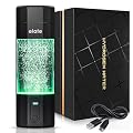 Elate Hydrogen Water Bottle - 4,500 PPB Portable Hydrogen Water Ionizer Generator - SPE PEM Technology - Generates Hydrogenated Rich Infused Drinking Water (Black)