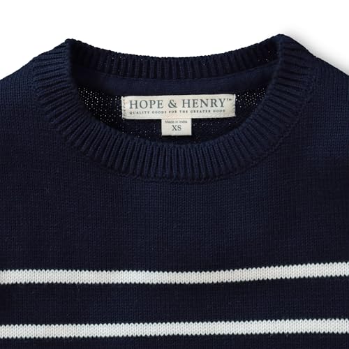 Image of Hope & Henry Boys' Long Sleeve Crew Neck Pullover Sweater