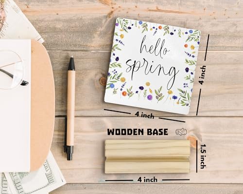 Hello-Spring-Desk-Decor-Spring-Flowers-Floral-Farmhouse-Wood-Plaque-Spring-Table-Decor-Hello-Spring-Sign-Wildflowers-Wooden-Plaque-Sign-with-Wood-Stand-for-Home-Office-Decor Hello Spring Desk Decor Spring Flowers Floral Farmhouse Wood Plaque Spring Table Decor Hello Spring Sign Wildflowers Wooden Plaque Sign with Wood Stand for Home Office Decor