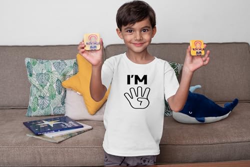 I'm Four - Toddler Outfits - Funny Boy Birthday Shirt Cute Girl Tshirts 4 Years Old Tees Clothes4