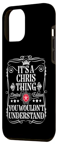 Coque pour iPhone 12 Pro Max Le nom de Chris, c'est un truc de Chris que tu ne comprendrais pas – vue 2