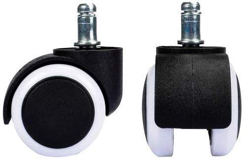 Image of Breewell Furniture Heavy Duty Pin Nylon Office Chair Wheels (Caster) Set of 5