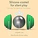 ONO Signets – Silicone Magnetic Balls with Textured Dimples, Bumps, and Waves | Fun to Play with Fidget Toy for Adults | Help Relieve Stress, Anxiety, Tension (Emerald, Set of 8)
