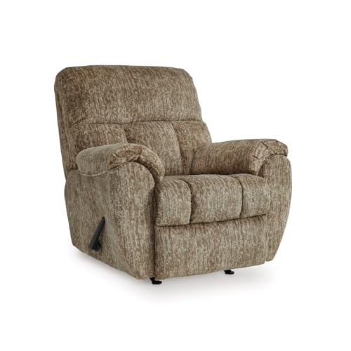 Signature Design by Ashley RiverCam Manual Rocker Recliner Chair, Taupe - image 1