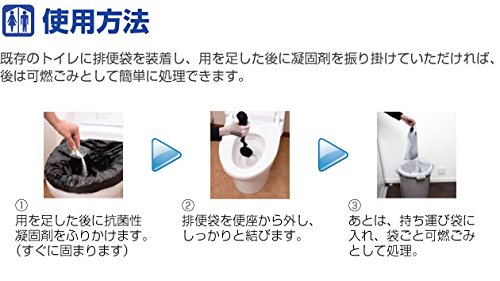 Portable toilet toilet toilet processing set my mini 10