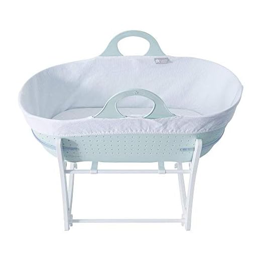 Tommee Tippee Cuna Moisés para bebé Sleepee y base, verde