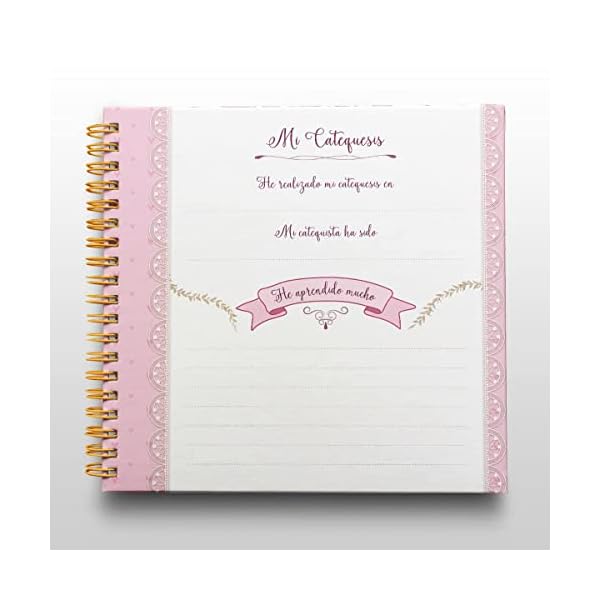 Libro de Firmas Comunión Niña Personalizado - Libro de Firmas Tamaño 25 x 21 cm. Personalización del Álbum en Portada… - Imagen 9