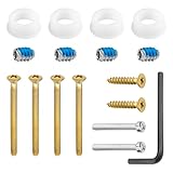 Bushing Screw Pack 1/2 Diameter Replacement Andersen Newbury Series Patio Door,Fit for Andersen 400 200 Series Frenchwood Hinged in-Swing & Out-Swing Doors Handle,from 1999 to Present, Part# 2579756
