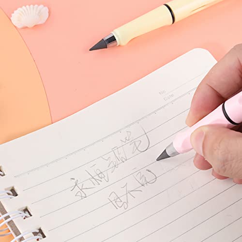 YUTOU Pack of 10 Eternal Pencils, Interchangeable Head, Inkless Pencils, Eternal Replacement Head, Infinite Pencil - Image 3