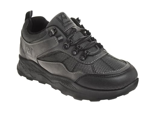 Avalanche Kids Ankle Hiking Boots Boys Trekking Walking Outdoor Adventure Backpacking Shoes, Grey, 6 US Unisex Big