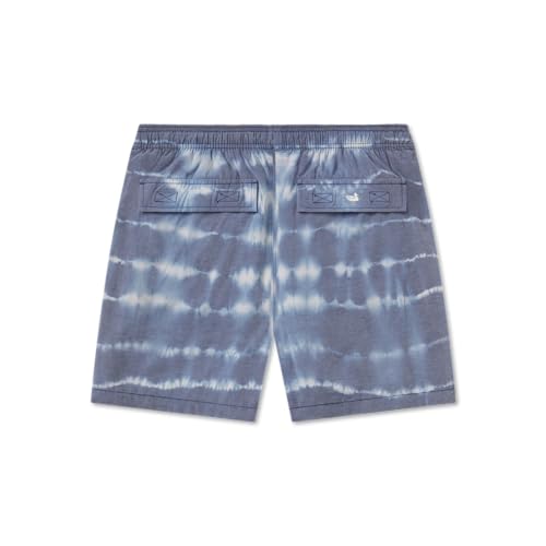 Southern Marsh Malibu Stretch Seawash Lined Swim Trunks - Dye Lines, Navy, X-Large2