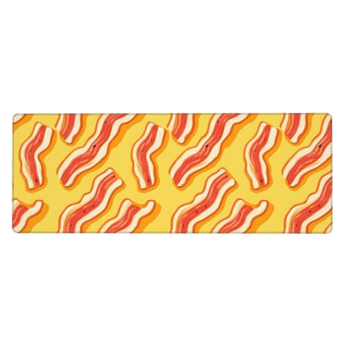 Grand tapis de souris gaming bacon tapis de bureau 90x40cm