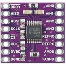 ADS1220 24-bit 4-Channel SPI ADC Module Low-Power Precision Sensor Interface
