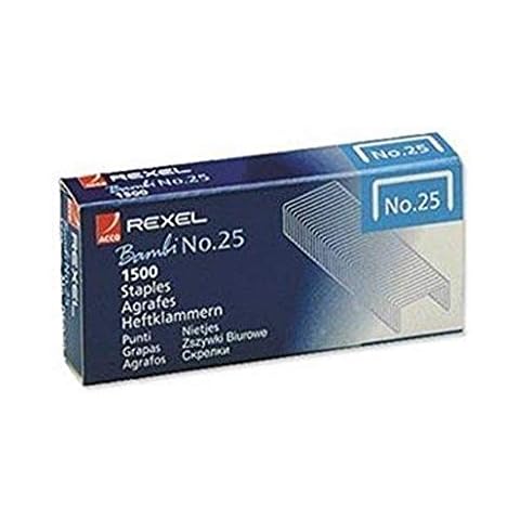 Rexel No. 25 (6/4) Staples (Pack of 500) Cover