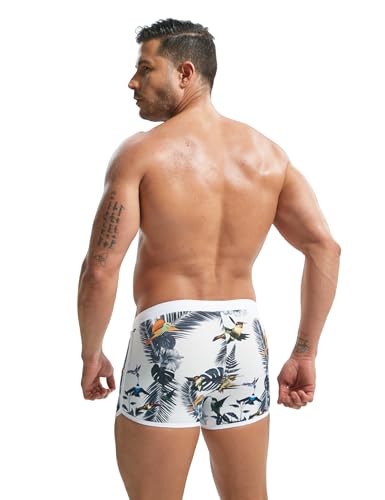 F plus R Men's Print Swim Trunks Bathing Suit Swimwear Board Shorts4