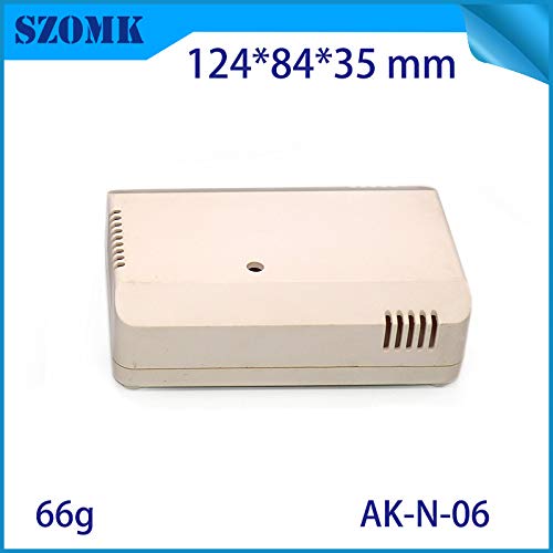 Wiring Connecting Terminals - Plastic Enclosure Black Color and White PCB Size 112x84x38mm Project Box Outlet Power Supply abs for DIY PCB case for szomk electri