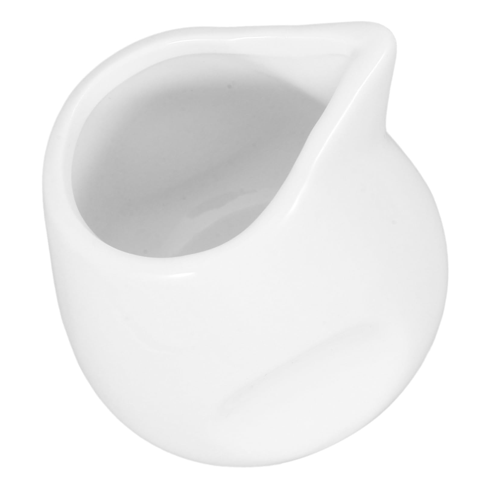 BRIGHTFUFU Ceramic Sauce Pot Mini Milk Jug Coffee Creamer Container Dairy Server Porcelain Pitcher 110ml for Serving