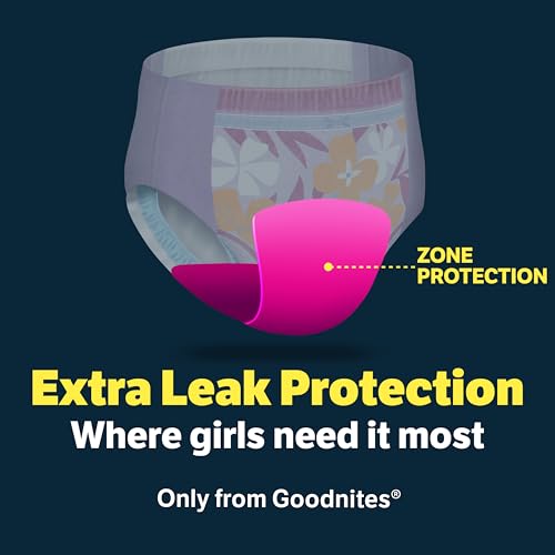 Image of GoodNites Girls Nighttime Underwear, Size Extra Large, 9 Ct